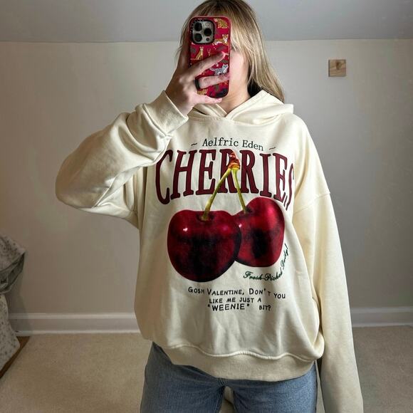 Aelfric Eden: Cherries Oversized Hoodie - Picture 1 of 6